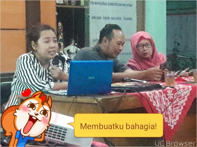 Kepala Kampung Se Kecamatan Mergangsan Ikuti Pelatihan Jurnalistik On Line