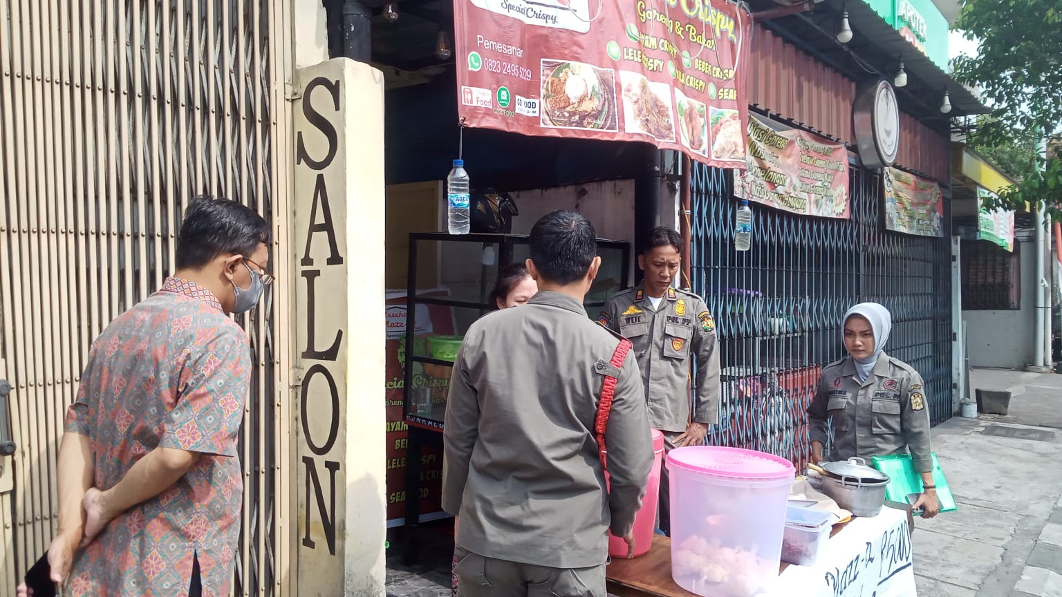 Giat Patroli Cipta Kondisi PKL di Wilayah Kemantren Mergangsan